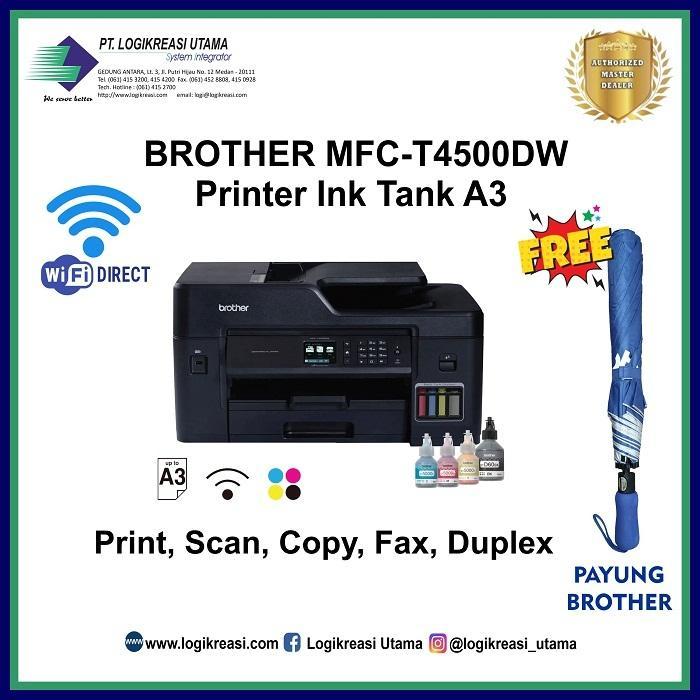 BARU Printer Brother MFC-T4500DW A3 Multifungsi