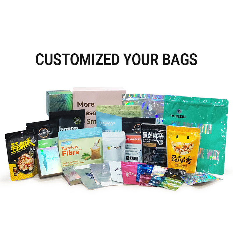 Customized Your Design Packaging Bag With Logo Printed Pouches Special Custom-made Gravure Printing 