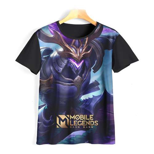 Baju Mobile Legends Hero SABER Skin Onimaru Printing Premium Baju Anak Dan Dewasa | TeesMart