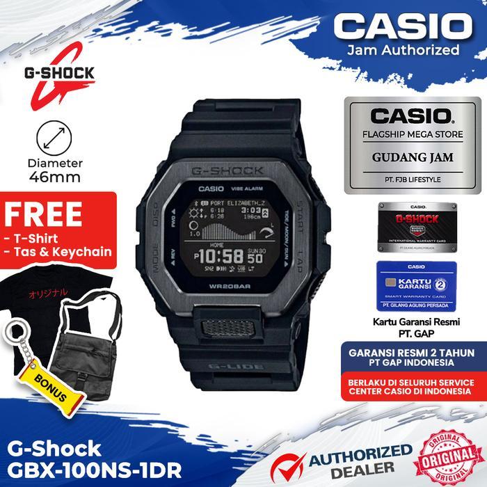 GSHOCK GBX-100NS-1DR GBX-100 GBX100NS GBX100 GARANSI RESMI 2 TAHUN