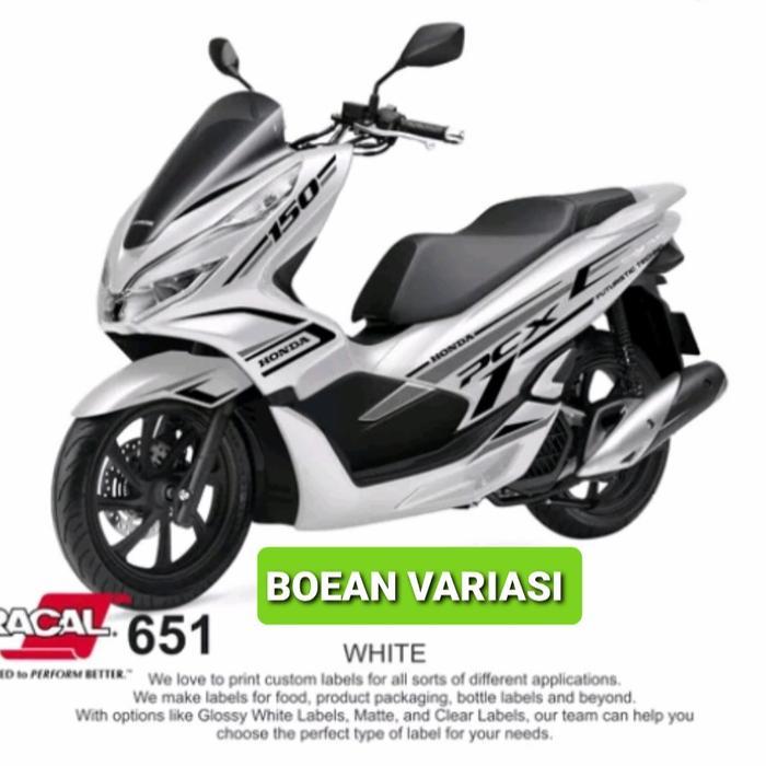 Cutting Sticker Honda Pcx 150 Pcx 160 Putih