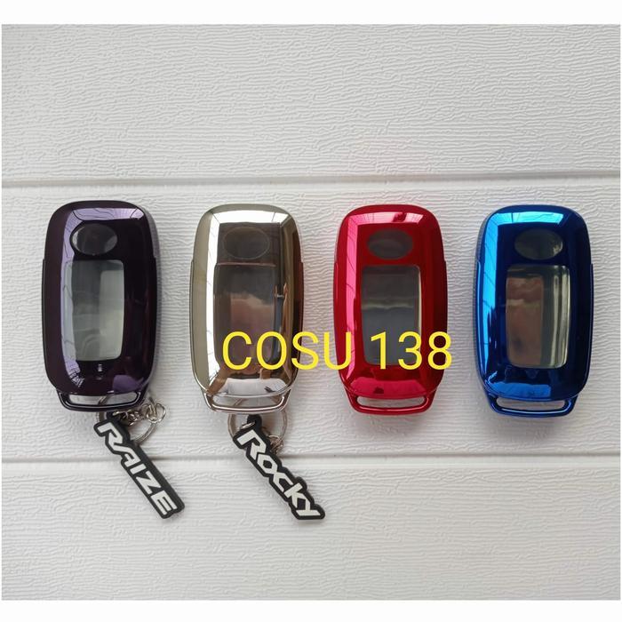 Sarung Silicon Tpu Soft Case Kunci Remote Toyota Raize Rocky