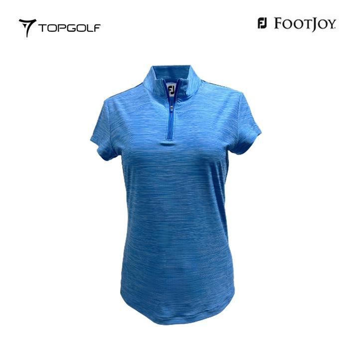 Baju Wanita Golf Footjoy Polo W 31584 Ef Space Dye Bl/Aqua