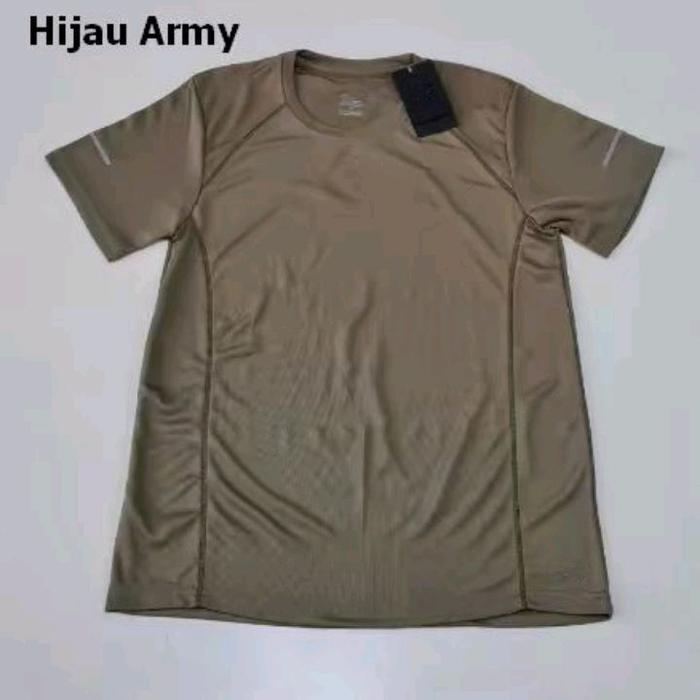 j4xk- Enka01 Baju Olahraga Pria Dry Fit Fitness Running Shirt Kaos Senam Training Gym Sport