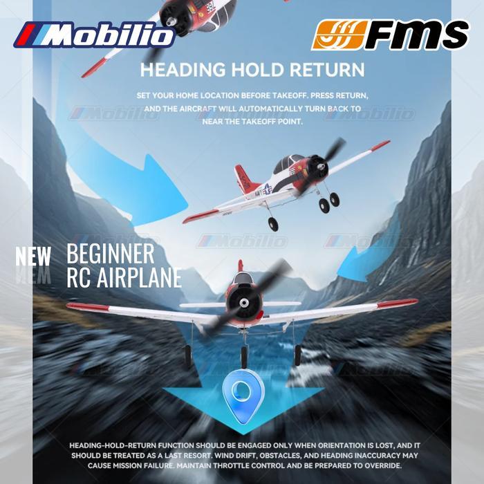 Fms 410Mm T-28 Trojan Rtf Easy To Fly Micro Rc Plane For Beginners