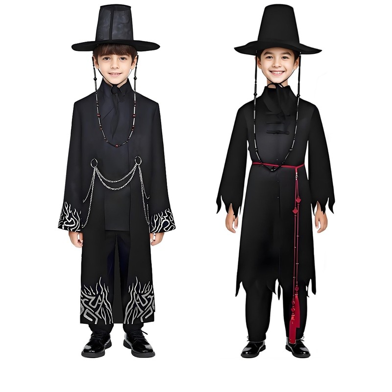 Anime Boys Role Play Party Saja Cosplay Costume Boys Jinu Halloween Party Carnival Costume Outfit