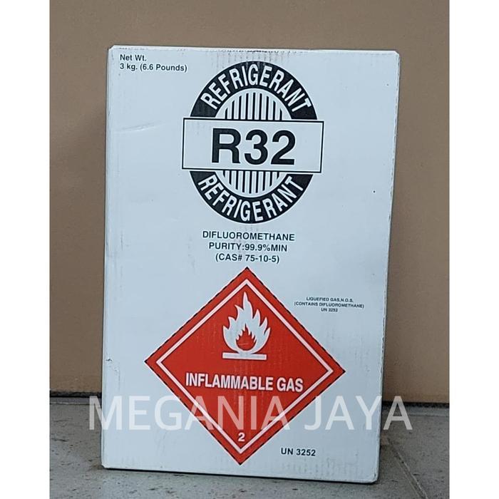 FREON AC R32 REFRIGERANT TABUNG 3 KG. FREON R32