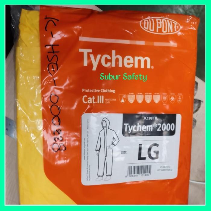 Chemical Suit Tychem Dupont / Chemical Suit Tychem 2000 Yellow