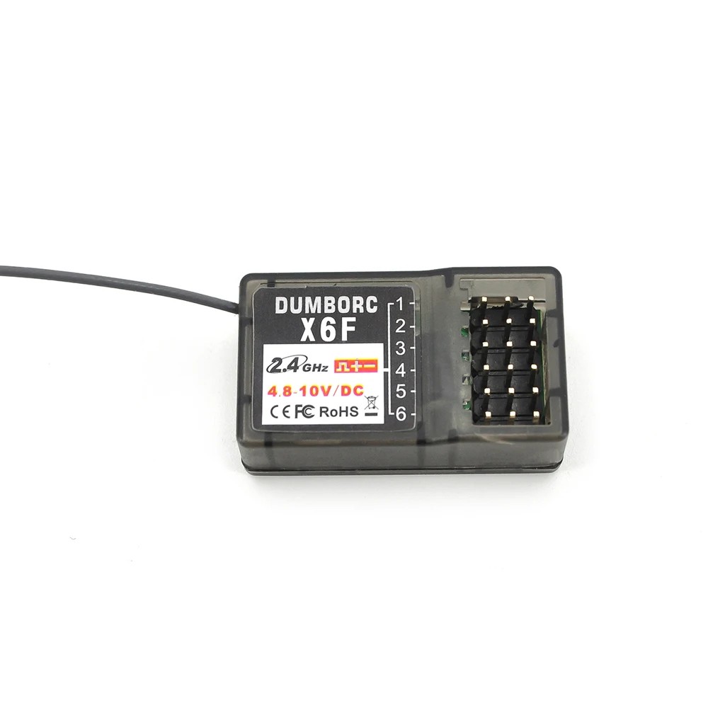 DUMBORC X6FG X6F X6DC X6DCG 2.4G 6CH Receiver with Gyro for DUMBORC X6 X4 X5 Transmitter Remote Cont