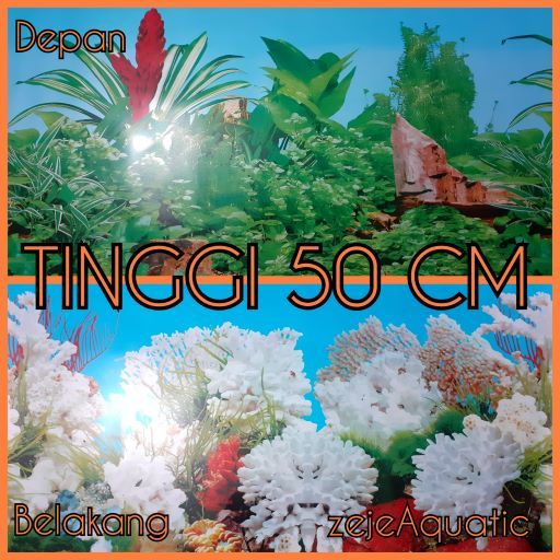 Background/Wallpaper/Gambar Aquarium Panjang 1 Meter Atau 100CM Tinggi 50/40/30CM Untuk Dekorasi Aku