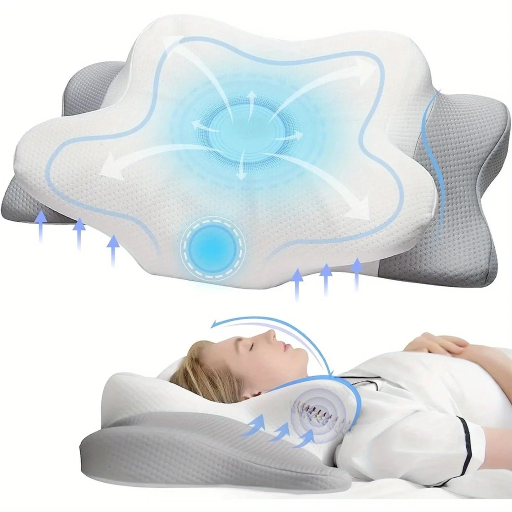 1Pc Cervical Pillow Odorless Orthopedic Pillow For Neck And Shoulder Pain Memory Foam Neck Pillow