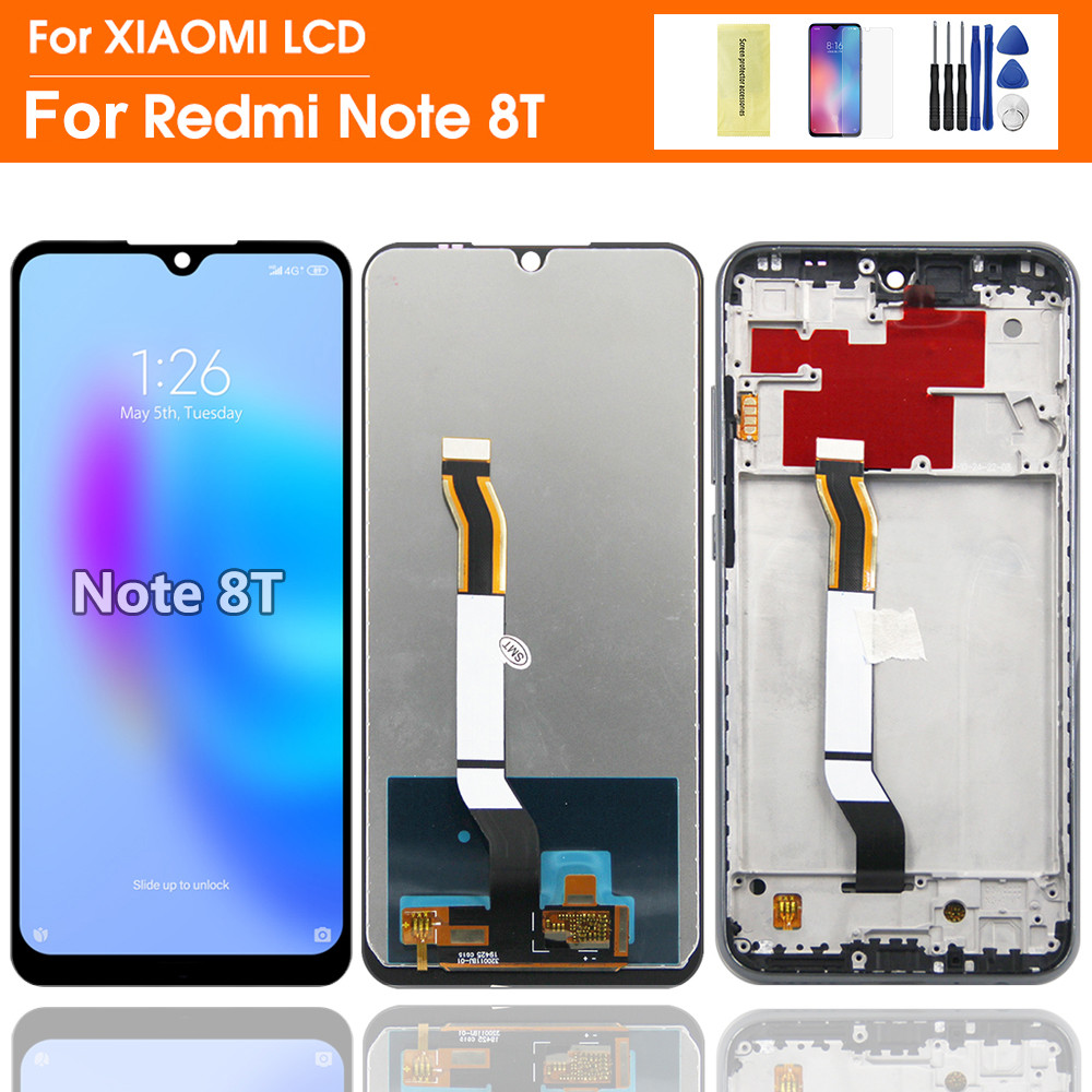 6.3" For Xiaomi Redmi Note 8T LCD Display Touch Screen Digitizer For Redmi M1908C3XG LCD Note 8T Dis