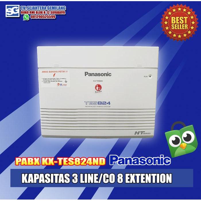 PABX Panasonic KX-TES824 3 Line 8 Extension