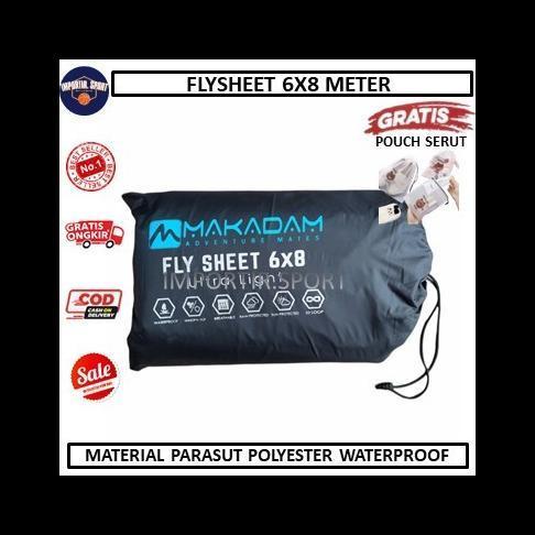 BONUS FLYSHEET CAMPING 6X8 - FLYSHEET ULTRALIGHT - FLYSHEET TENDA CAMPING BONUS