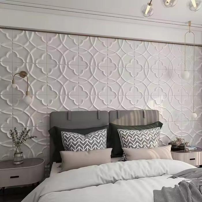 Wallpaper Dinding 3D Wallpanel Wall Panel Bahan Pvc Anti Air & Api