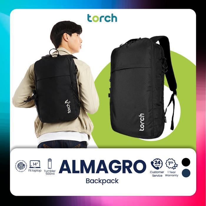 Eiger Bag'S Collection - Tas Ransel Punggung Pria Wanita - Tote Bag Backpack Almagro Hitam Sekolah