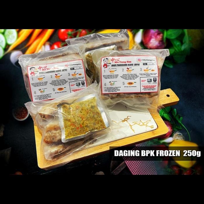 BPK Samcan Frozen Mie Tiong Sim - Daging Babi Panggang Karo - 250 Gr