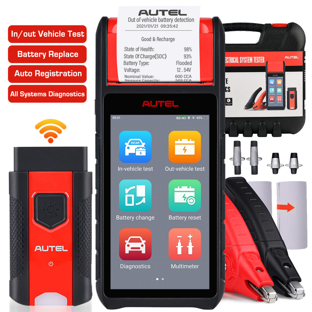 Autel MaxiBAS BT608 Auto Battery Tester Electrical System Analyzer