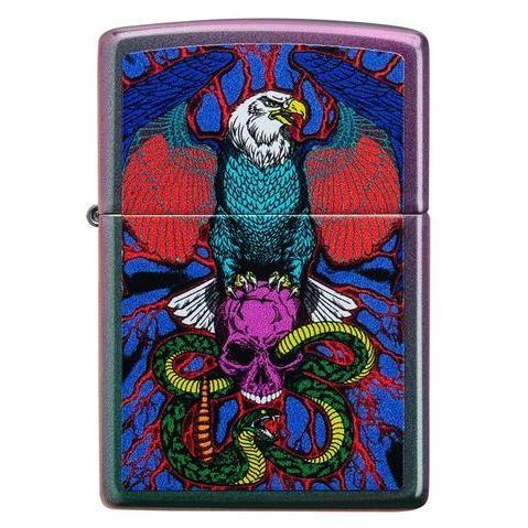 Zippo Eagle, Snake, Skull Design 49600