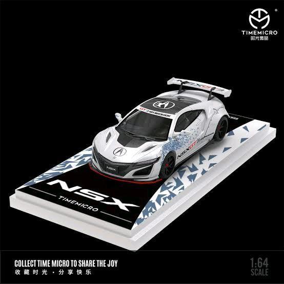 TIME MICRO HONDA NSX GT3 HONDA RACING WHITE