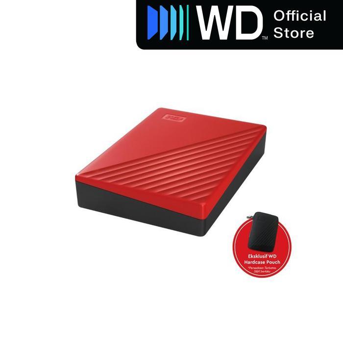 Diskon Wd My Passport 1Tb Red - Hd Hdd Hardisk Eksternal External 2.5" Original