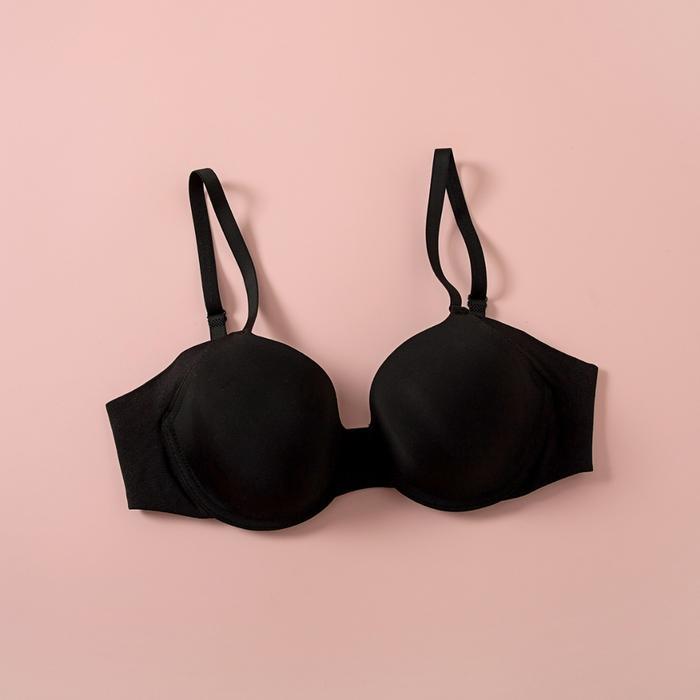 Felancy Bra Seamless Comfort Wired 071-1093B - Black, 38B/085