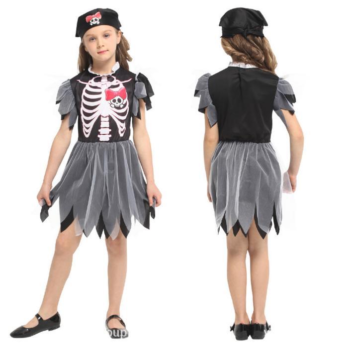 Kostum Witch Anak Topi Witch Kostum Halloween Baju Pesta Hitam Witch - Dazzle Wardrobe