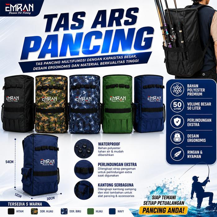 Tas Joran Pancing Punggung Kotak Tas Joran Tegek Tas Pancing Tegek