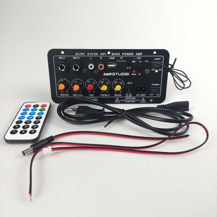 Kit Amplifier Board D100K 2x35W MP3 USB Bluetooth FM Karaoke Ampli Box