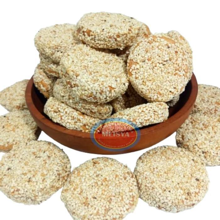 Biskuit Wijen Bulat 1kg Roti Marie Wijen Manis Legit Full Wijen Kue Wijen Mini Biskuit Caramel