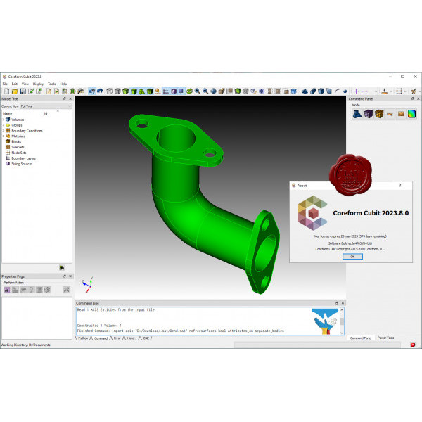 Coreform Cubit - Software Pembuatan Mesh Hex untuk FEA/CFD