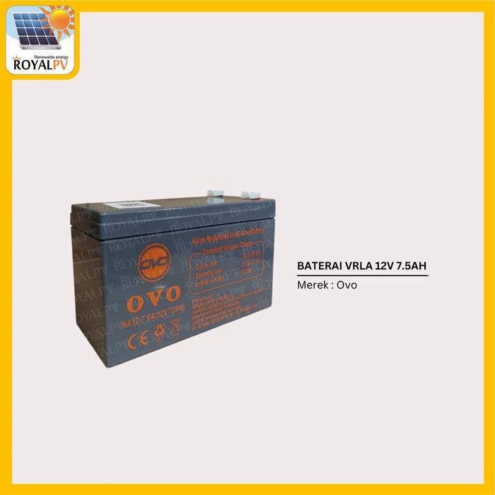 Baterai Ups 7.2Ah 12V, Aki Kering Ups 7.5Ah 12V