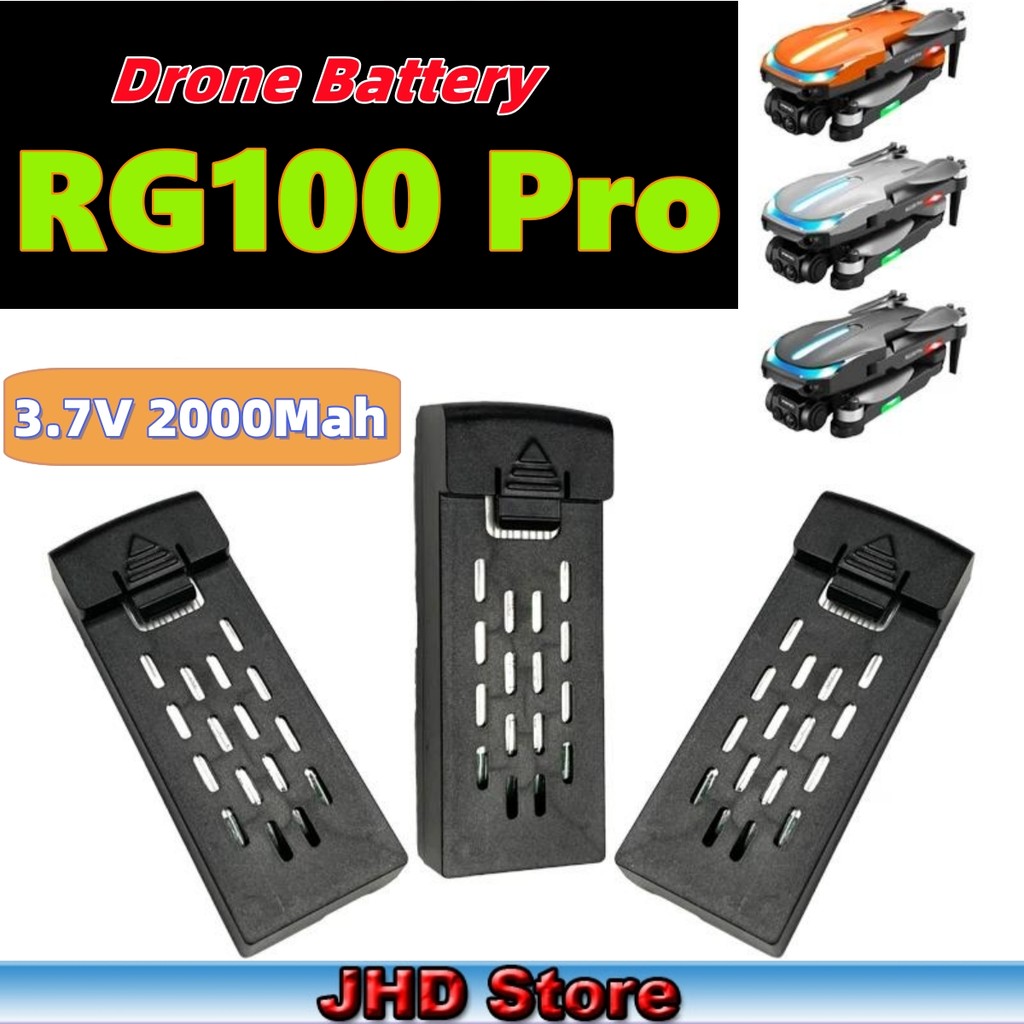 JHD RG100 Pro Drone Battery 3.7V 2000mAh For RG100 Pro Drone RC Qudcopter Battery Spare Part Battery