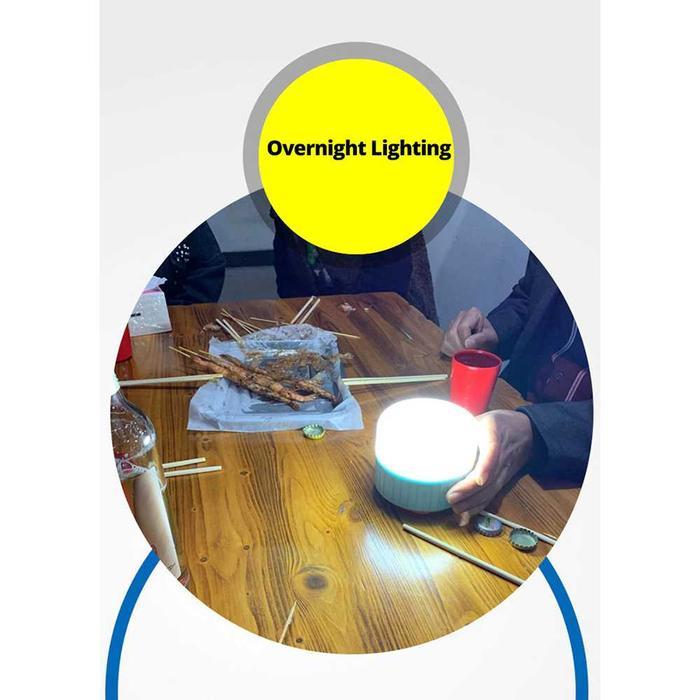 TaffLED Lampu Tenda Bisa Dicas 5W 800 mAh Emergency Lamp hlam Lr Rngan terproof