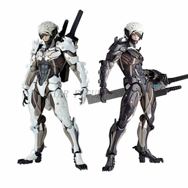 Kaiyodo Metal Gear Solid Raiden Action Figure PVC Movable Collection Revoltech Solid Snake Jack