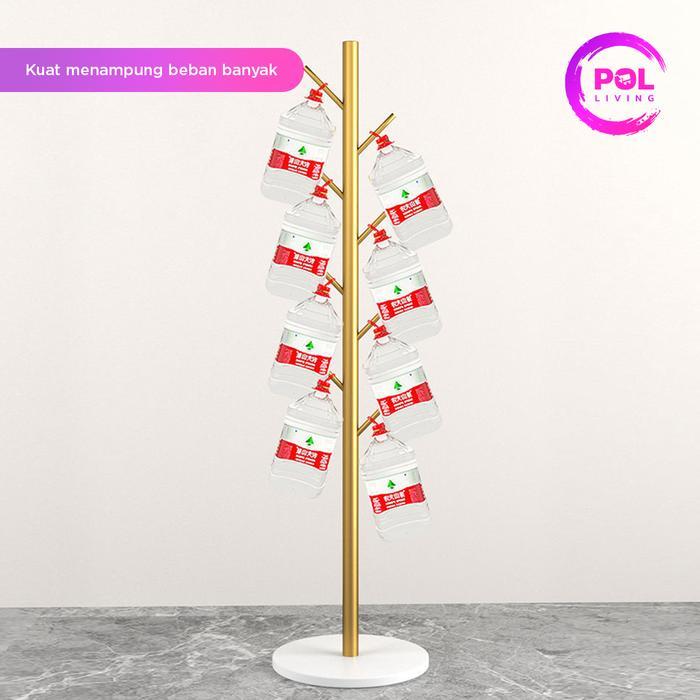 Ikea - Stand Hanger Stainless Steel Rak Gantungan Baju Jacket Tas Dan Topi Multifungsi