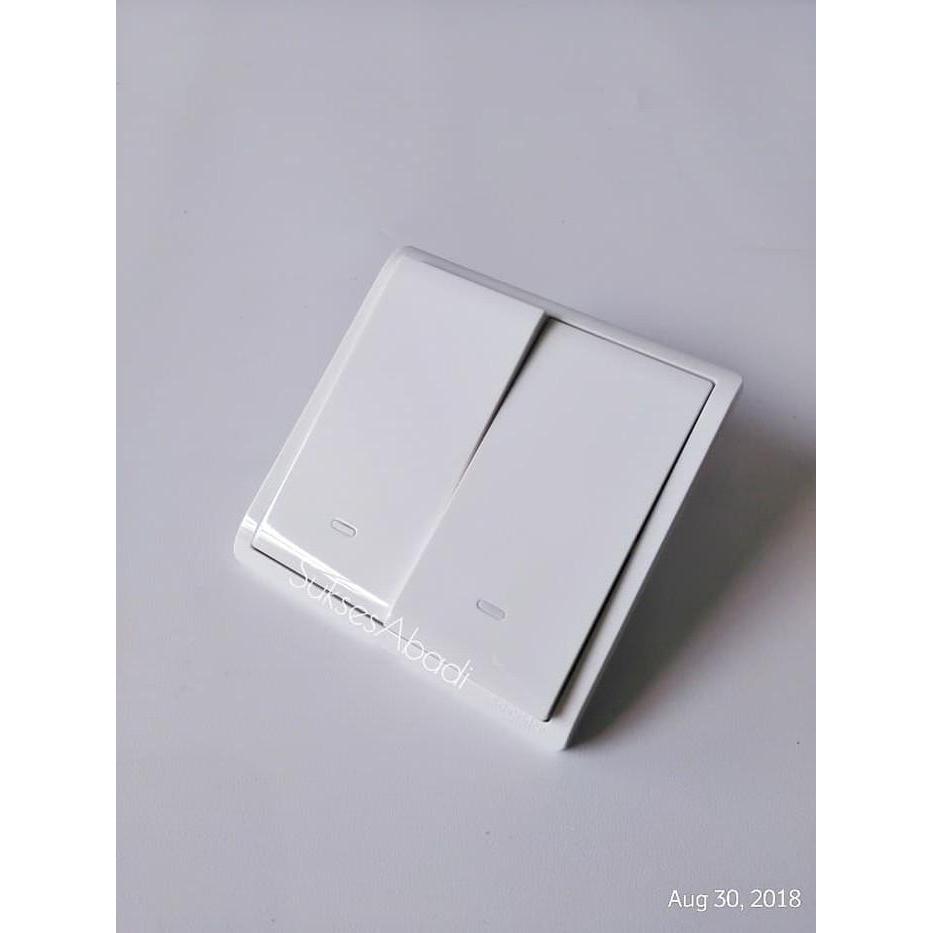 JJ206 SAKLAR HOTEL DOUBLE / SERI PIENO SCHNEIDER PUTIH GRATIS ONGKIR