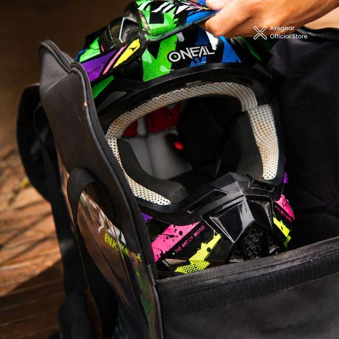 Terlaris Tas Helm - Axegear Helm Bag Moto Sport Enduro Touring