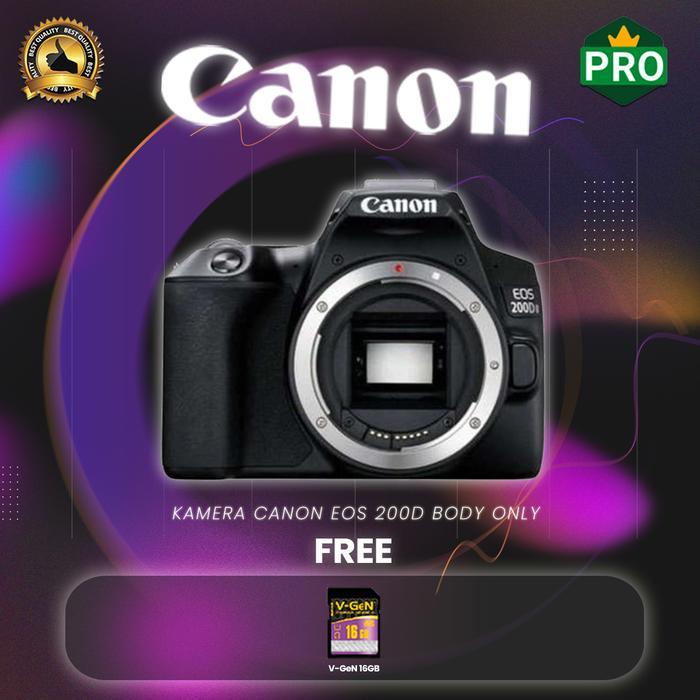 Kamera Canon Eos 200D Body Only Terbaru 