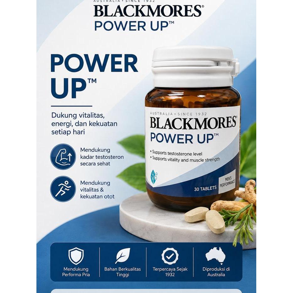 CUCI GUDANG TESTOTERON BOOSTER / BLACKMORES POWER UP 30 TABS