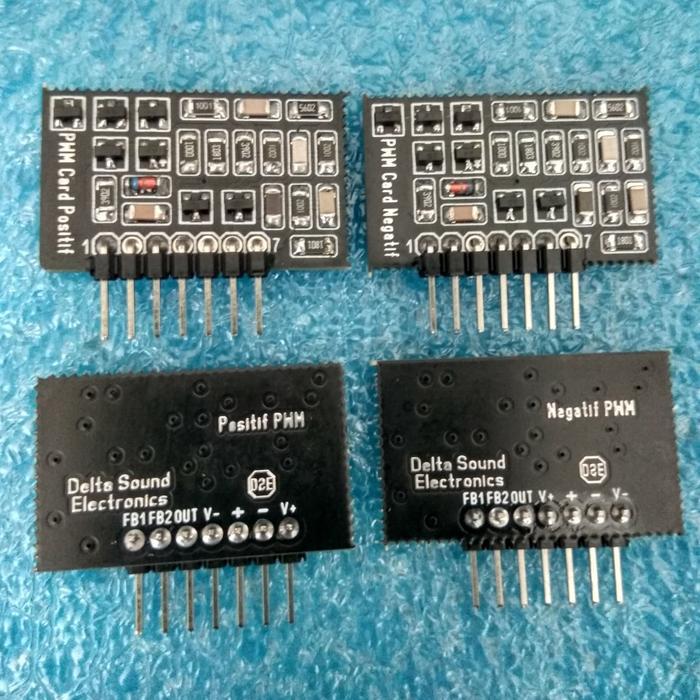 1 Set Pwm Card Power Amplifier Class Td Pwm Positif Dan Pwm Negatif