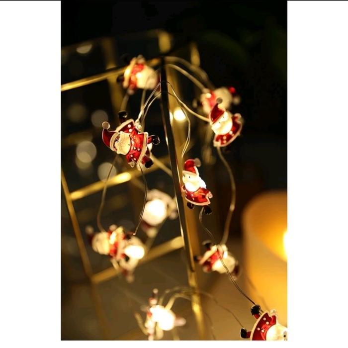 LAMPU TUMBLER MODEL SANTA CLAUS LAMPU HIAS NATAL LAMPU DEKORASI NATAL