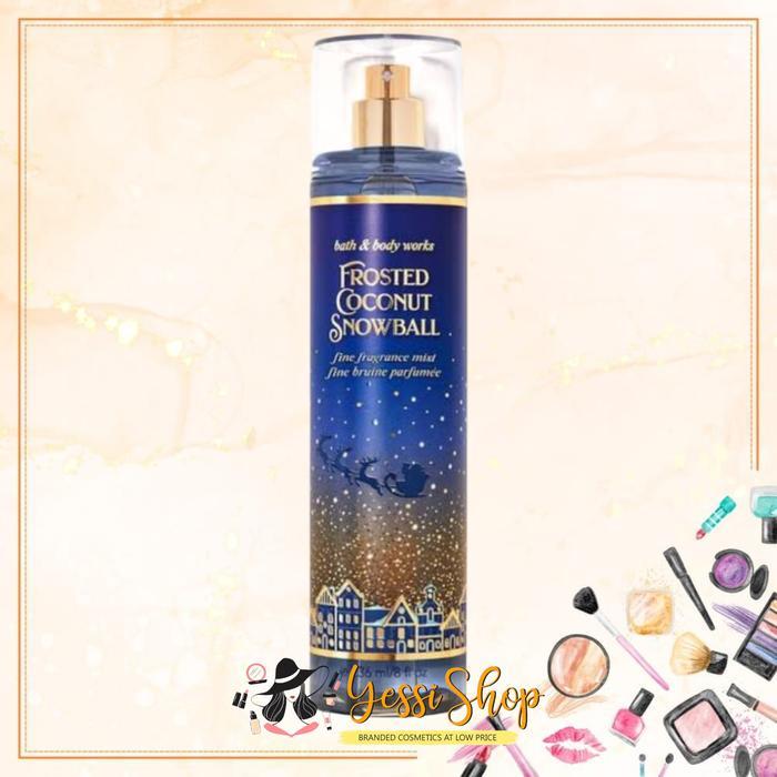 BBW FINE FRAGRANCE MIST FROSTED COCONUT SNOWBALL 236ML