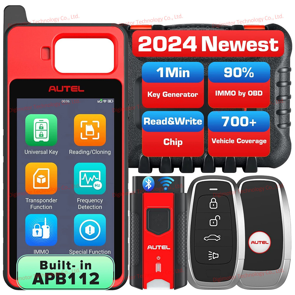 2024 Newest Autel MaxiIM KM100 KM100X Universal Key Generator Kit