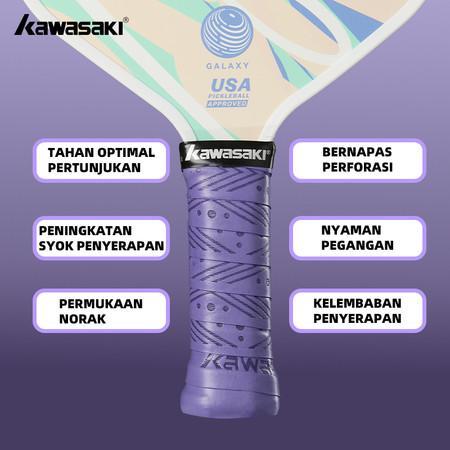 Kawasaki 5Pcs Overgrip Tenis Cushion Grip Raket Raket Padel Pickleball Grip X5Ii Tangan Lem Dengan