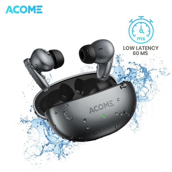 Fremontshop - Acome Tws T8 Headset Wireless Earphone Bluetooth 5.3 Ipx5 Waterproof Terbaru 