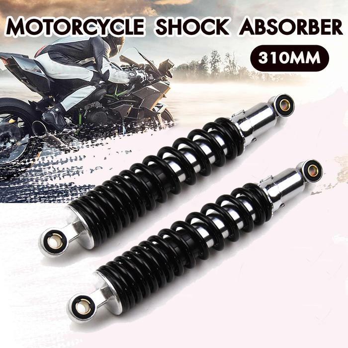 2Pcs Shockbreaker Belakang 310Mm Shock Absorber Universal Beban Berat 300Kg Cocok Supra Tiger Rxk Gl