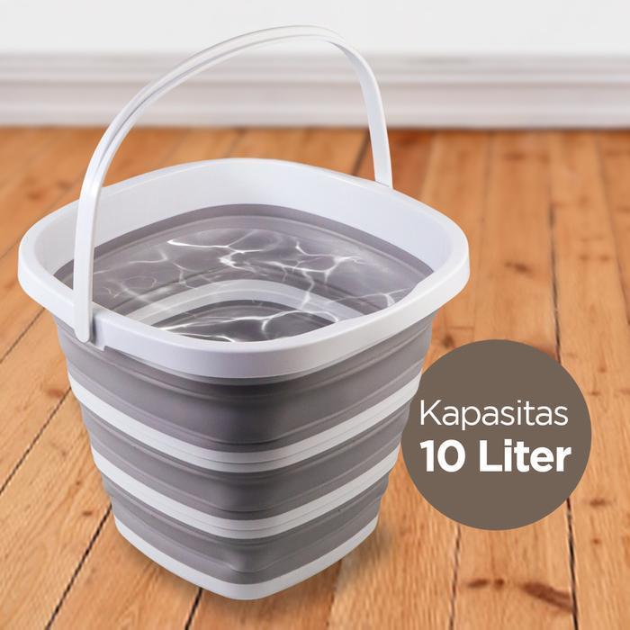 Ember Lipat KOTAK - Ember Lipat Portable - Ember Lipat Silicone - Folding Bucket Lipat