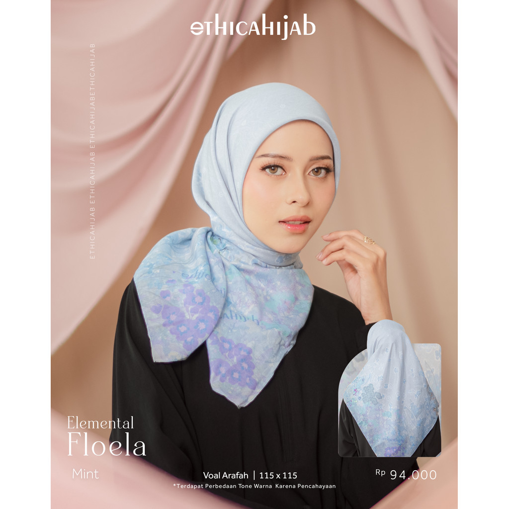 HIJAB ETHICA ELEMENTAL FLOELA/ BIG SALE DISKON HINGGA 50%