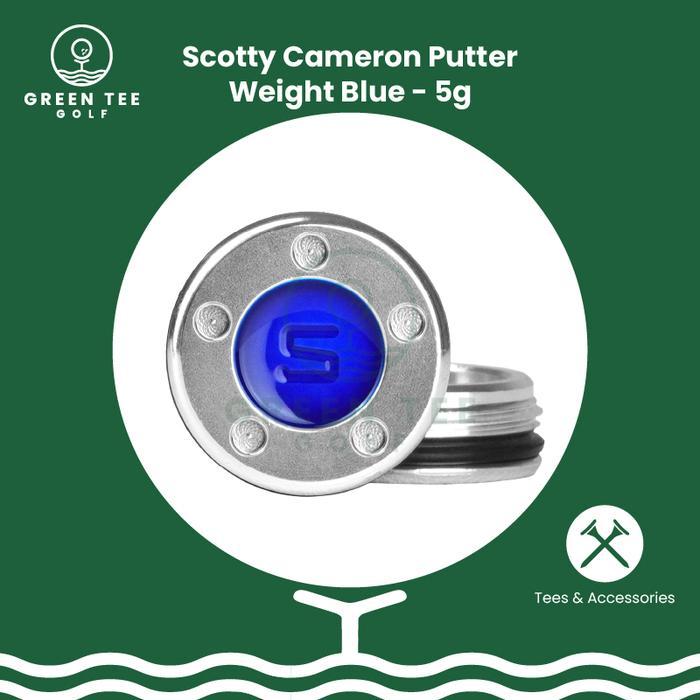 Golf Scotty Cameron Putter Weight BLUE 1 Pair Pemberat Putter Scotty Cameron